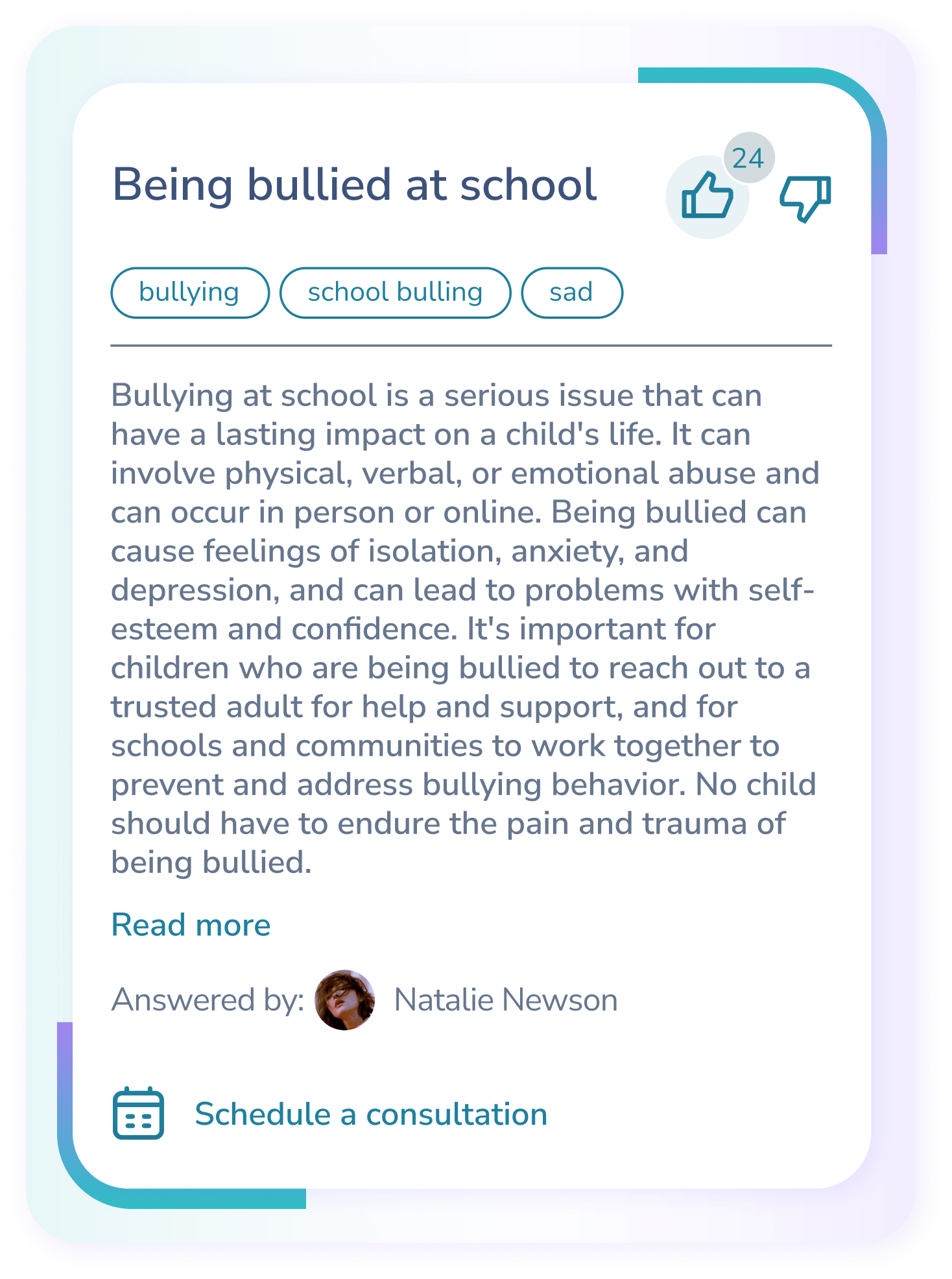 My Q&A question example